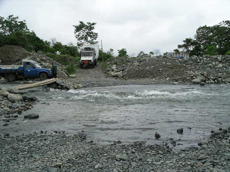 Error de navegación, pista rota